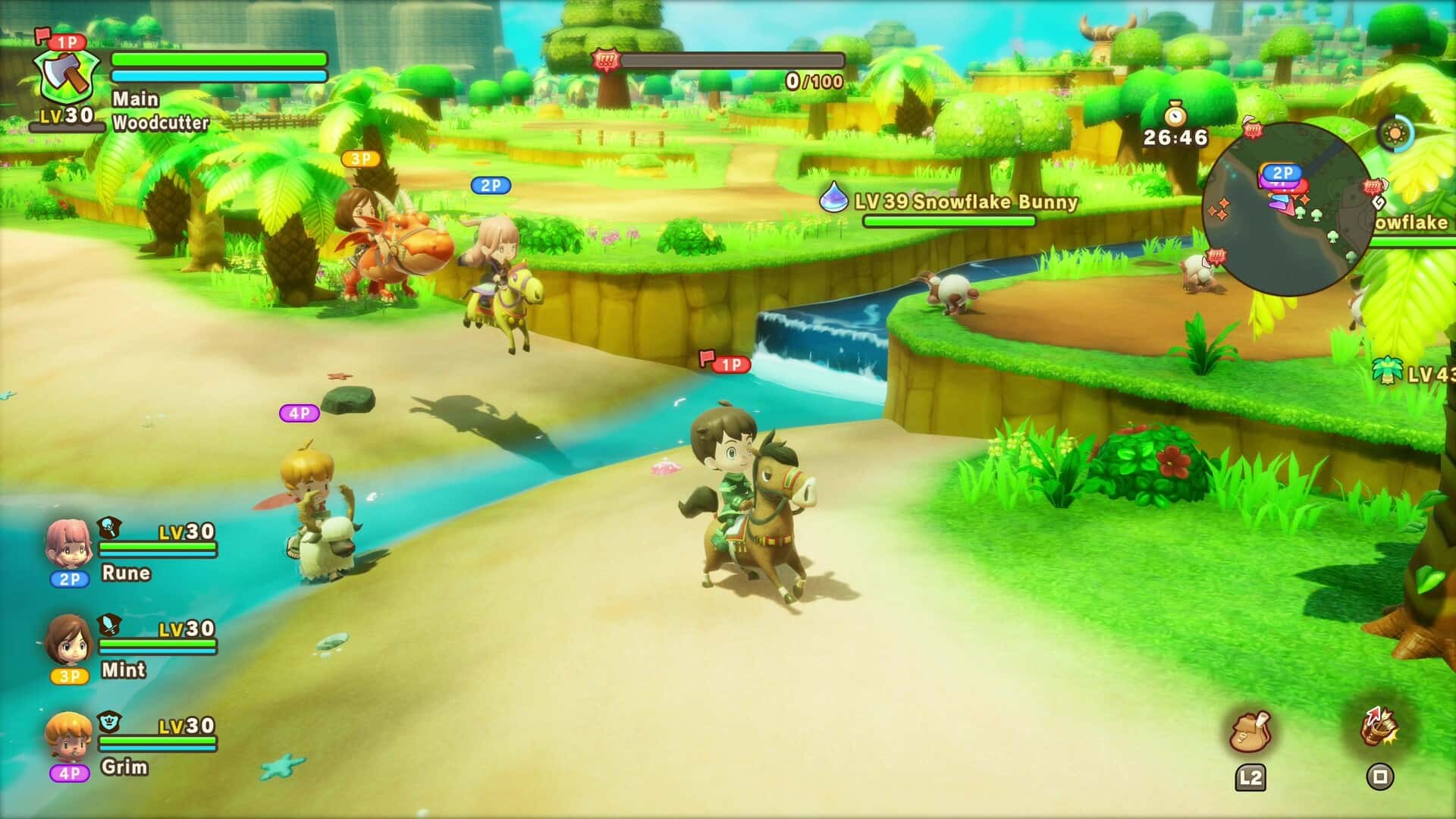 幻想生活ｉ 转圈圈的龙和偷取时间的少女 FANTASY LIFE i The Girl Who Steals Time 中文版